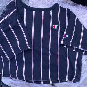 Champion Stripped Crop Top